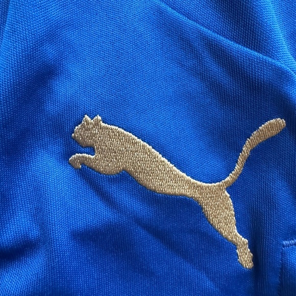 FIGC Italia Shorts Rep Puma Men’s ‘14/‘15 National Football Blue Away Size: XXL - Picture 4 of 6